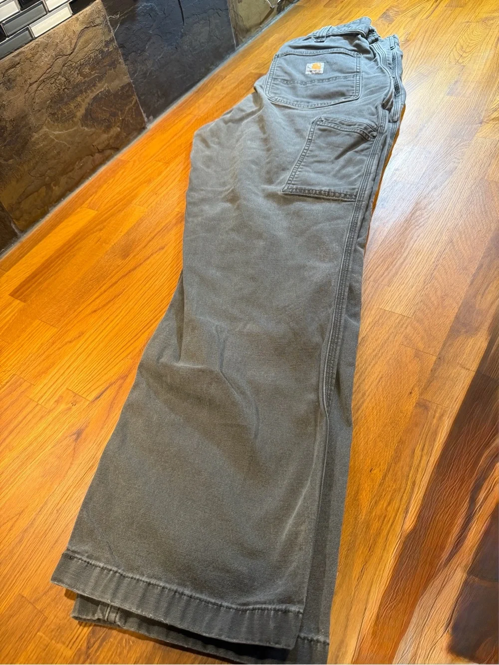 Carhartt “Thrashed” Gray Work Pants- size 36x30 (007)